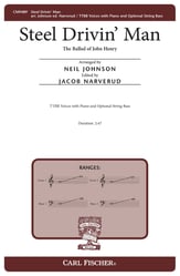 Steel Drivin' Man TTBB choral sheet music cover